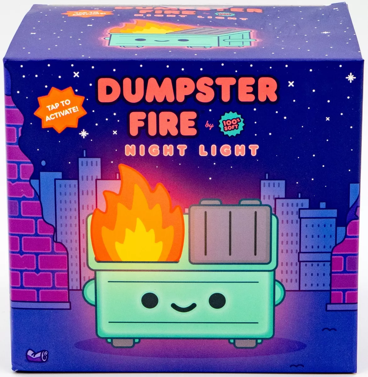 Dumpster fire 2024 night light amazon