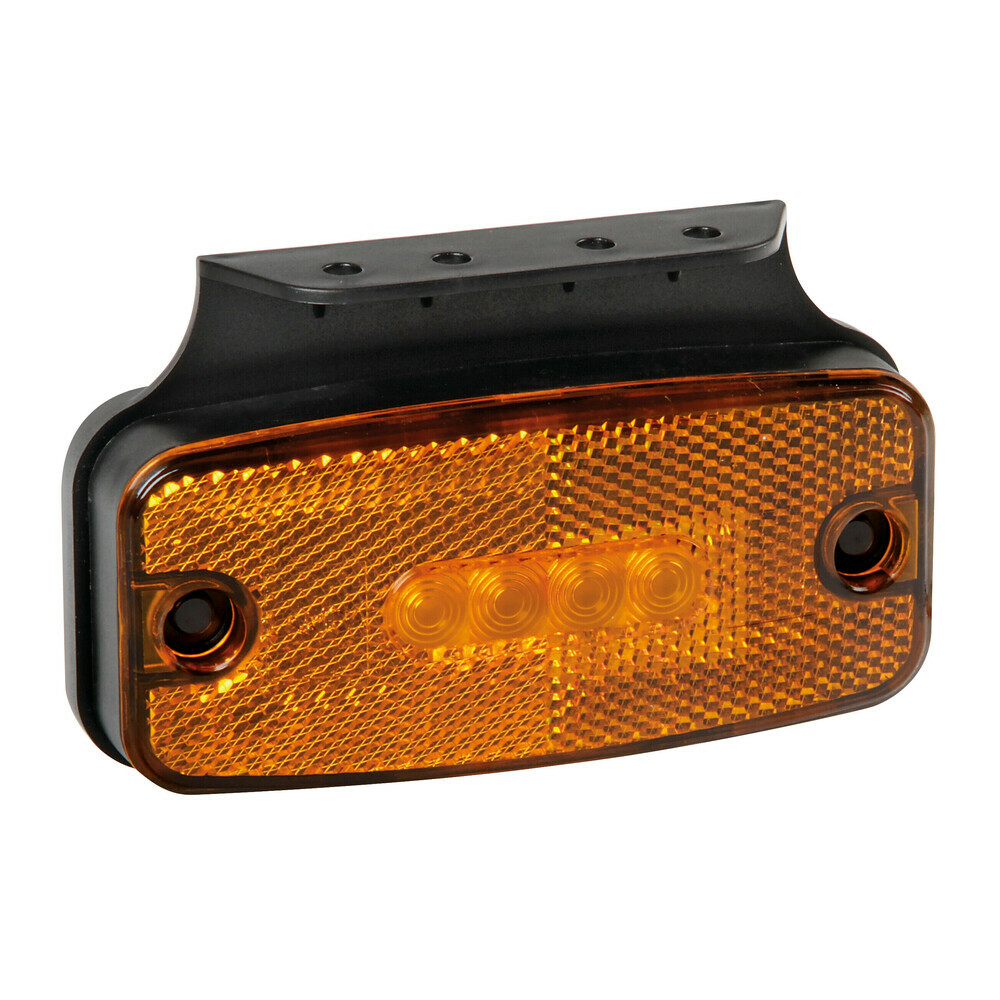 Lampa 97020: Luce ingombro con catarifrangente e staffa, 10/30V - 4 Led - Ar..