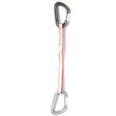 Neu: DMM Spectre Expressschlinge 15 cm Weiß/Rot/Silber/Grau zum Sportklettern
