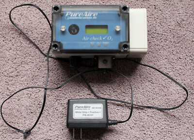Pureaire O2 Monitor Pure Aire CO2 & O2 Oxygen Deficiency Monitor 99039 | eBay