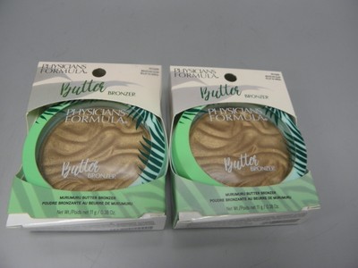 2-COUNT PHYSICIANS FORMULA MURUMURU BUTTER BRONZER PF11099 BRAZILLIAN GLOW NEW
