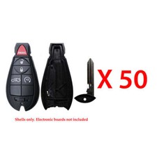 Remote Pad Case Fobik Key Shell 5b Compatible With Chrysler Dodge Y170 50 Pack