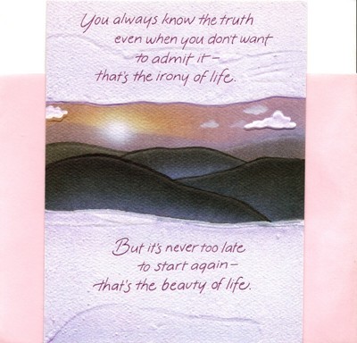 Encouragement You Can Depend Count On Me & My Help Greeting Card 
