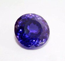 Blue Color Huge Natural 48 Ct Cambodian Zircon Round Cut Loose Gemstone