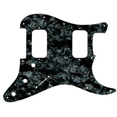 Pickguard Fender Big Apple & double FAT Stratocaster black pearl