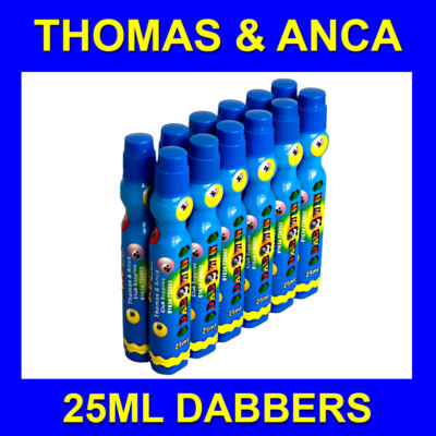 12x 25ml Blau Slimline Bingo Tupfer/Dauber/Marker für Bingo Tickets