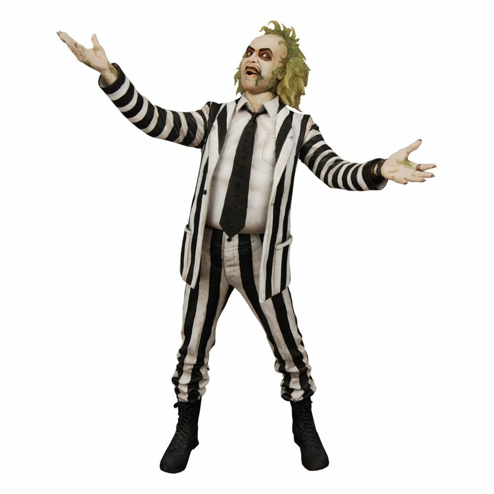 BEETLEJUICE - Striped Suit Beetlejuice 1/4 Action Figure Neca
