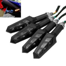 4pcs Turn Signals Light LED Flowing Blinker Motorbike Flashing Lights Indicators