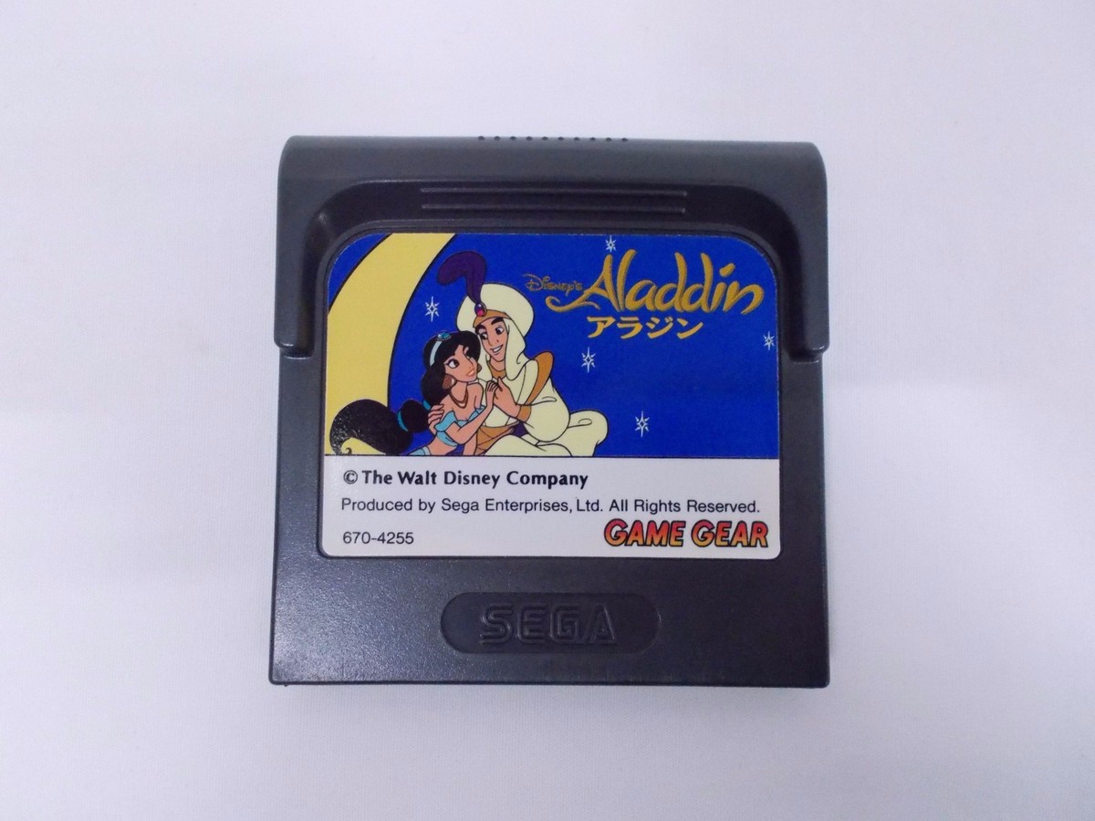 GAME GEAR -- Aladdin -- Box. JAPAN Game Sega. Work fully!! 14049