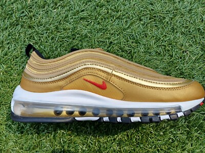 Nike Air Max 97 QS (GS) OG Low Metallic Gold Bullet Größe UK 5,5 Schnäppchen!!! 