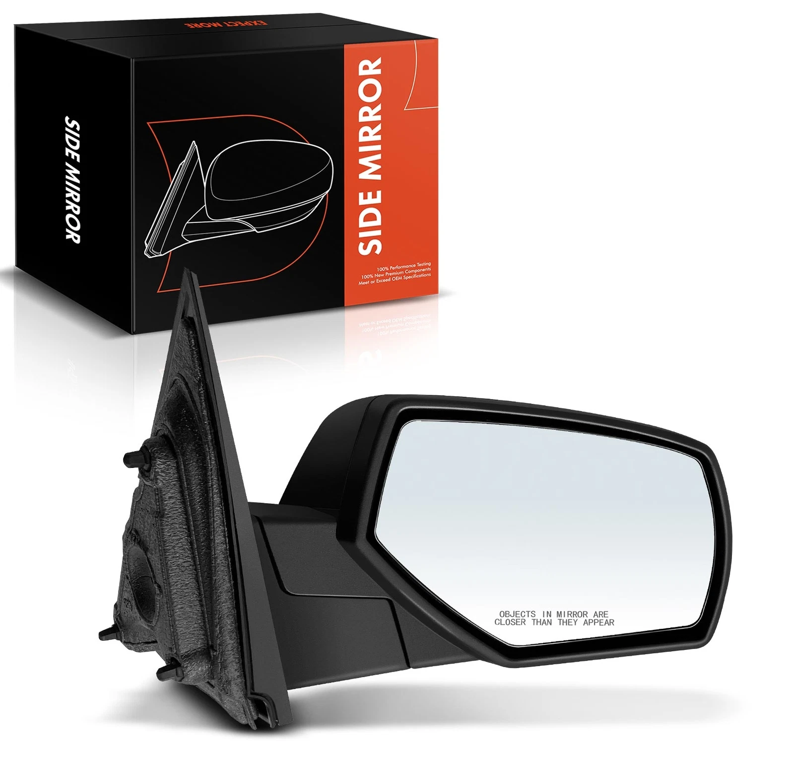 Passenger Manual Adjust Mirror w/ Manual Fold for Chevy Silverado 1500 14-18 GMC