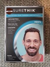 SureThik Hair Thickening Fibers Starter Kit 30g Auburn Brown new thinning hair