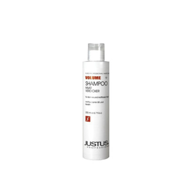 Justus Haarverdicker Shampoo 200ml Volumenshampoo Haarverdicker Voluminöses Haar