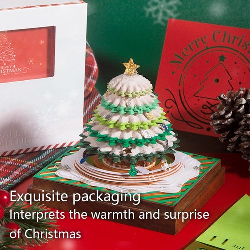 3D Self-Stick Notes Christmas Tree,Tear Off Paper Note Pad Cubes Note Stick C2G9 - Picture 18 of 19