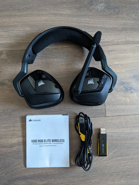Corsair Void Pro Wireless Carbon Headband Headsets for PC for sale online |  eBay