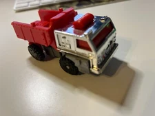 Four Star Red & Silver Dump Truck Man Hard Hat Series Action Figure Robot 1985
