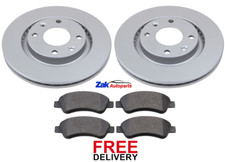 FOR PEUGEOT 208 1.0 1.2 1.4 1.6 (2012-) FRONT BRAKE DISCS & PADS (266MM) *NEW*
