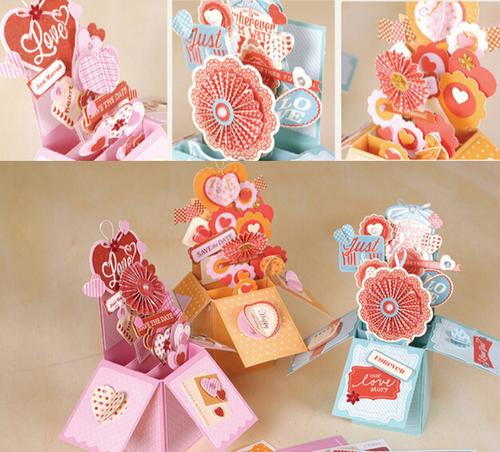 Geschenk Grußkarte in Box Geburtstag Hochzeit Liebe Valentinstag 3 Karten in 1 Packung - Bild 19 von 20
