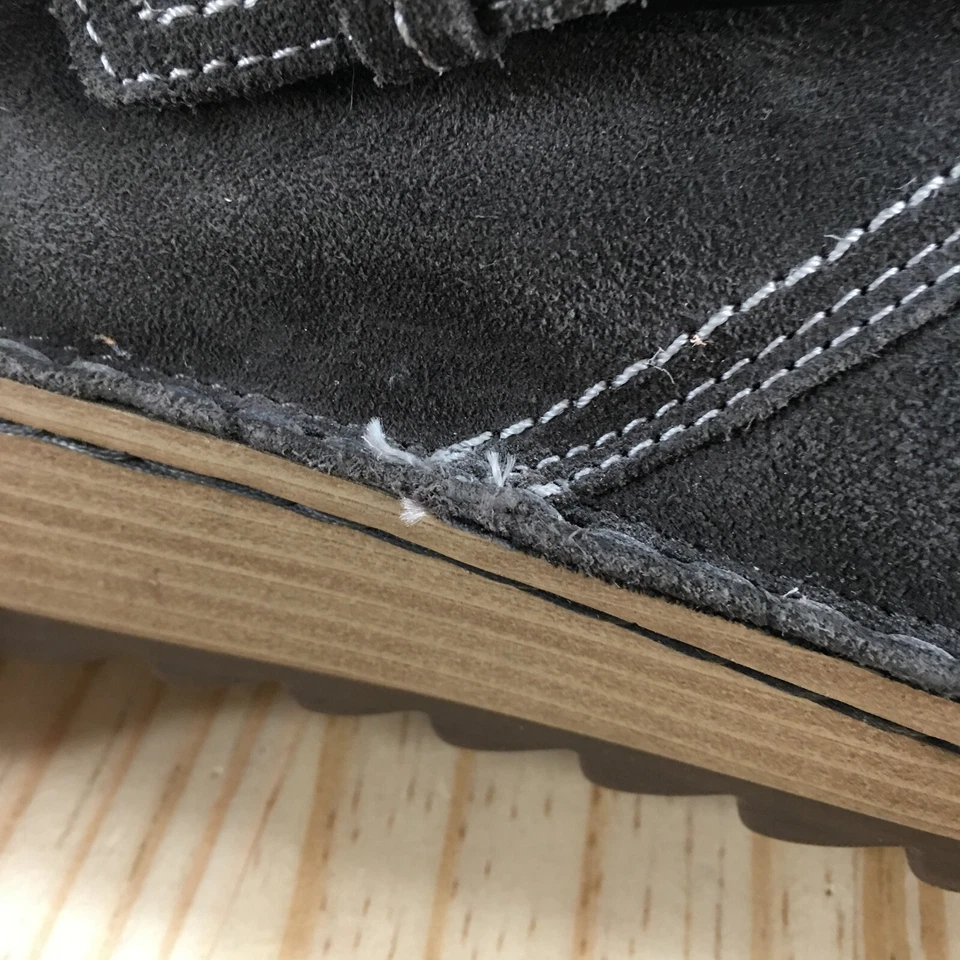 Naot Botas Mujer 38 Luisia Informales Cremallera Cuña Botín Cuero Gris Gamuza Foto 4 de 4