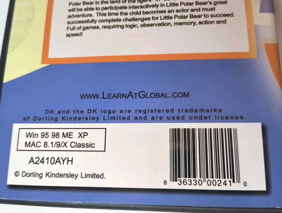 Vtg DK A Little Polar Bear Take Me Home CD-ROM Software Win/Mac  Adventure Game - Image 4 of 4