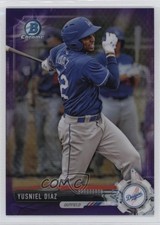 2017 Bowman Draft Chrome Purple Refractor 159/250 Yusniel Diaz #BDC-151 sh7