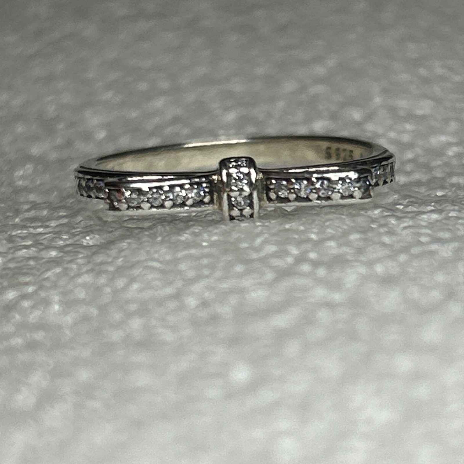 Authentic Pandora 🌟 Stackable Bow ring 🌟190906C… - image 1