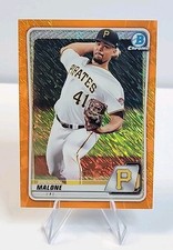 2020 Bowman Chrome-Prospects Brennan Malone #BCP-200 Orange Shimmer Refractor/25