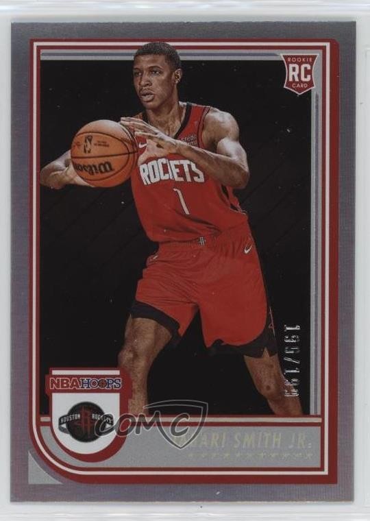 2022-23 Panini NBA Hoops Rookies Silver 199/199 Jabari Smith Jr #233 6o3