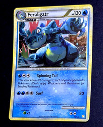 Feraligatr 20/123 HeartGold & SoulSilver Cosmos Holo Rare