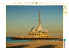 CALVENDO Puzzle Restaurant Marina Waves 1000 Teile Puzzle quer 1000 Teile Lege