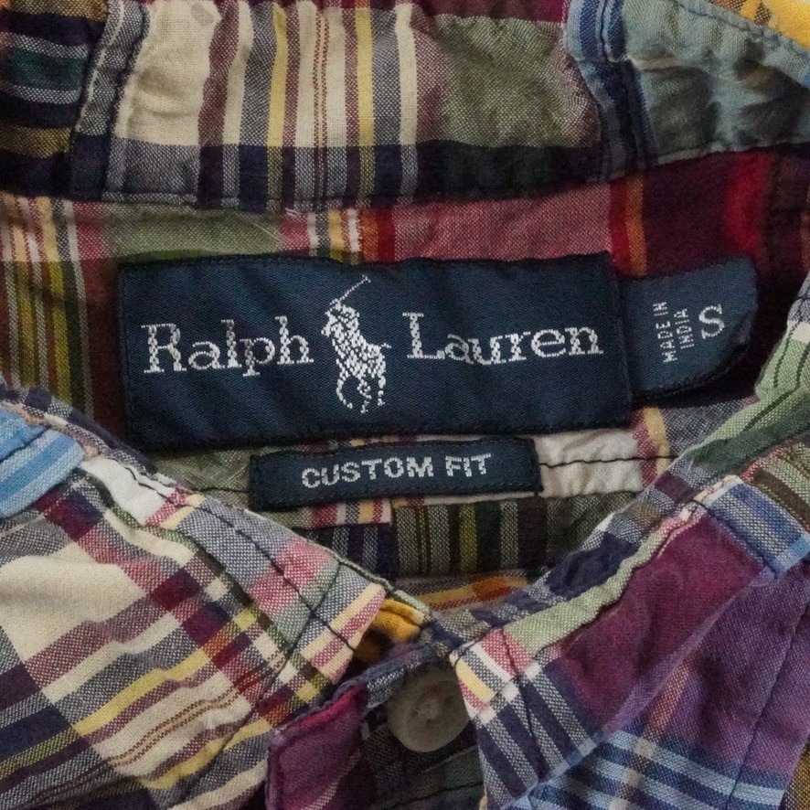 Ralph Lauren Patchwork Custom Fit Button Up Shirt… - image 4