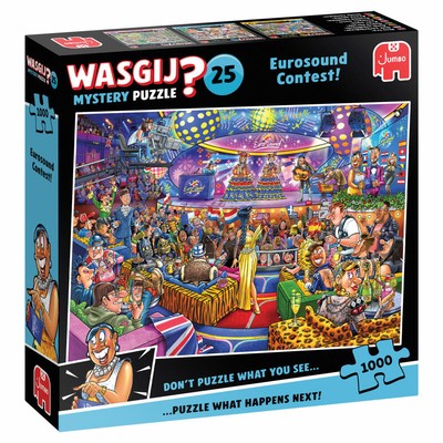 Jumbo Spiele Wasgij Mystery 25 Eurosound Contest! Puzzle Erwachsene 1000 Teile