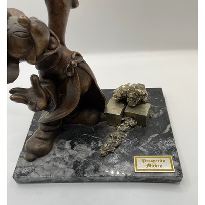 Disney Prosperity Mickey Sorcerer Apprentice Bronze Pyrite Marble LE 0114/5000