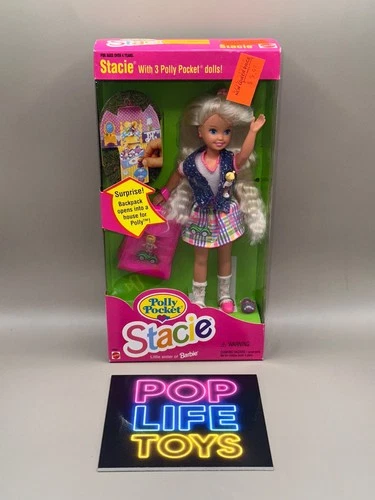 Vintage 1994 Mattel Barbie  “Polly Pocket Stacie” #12982 *NRFB*