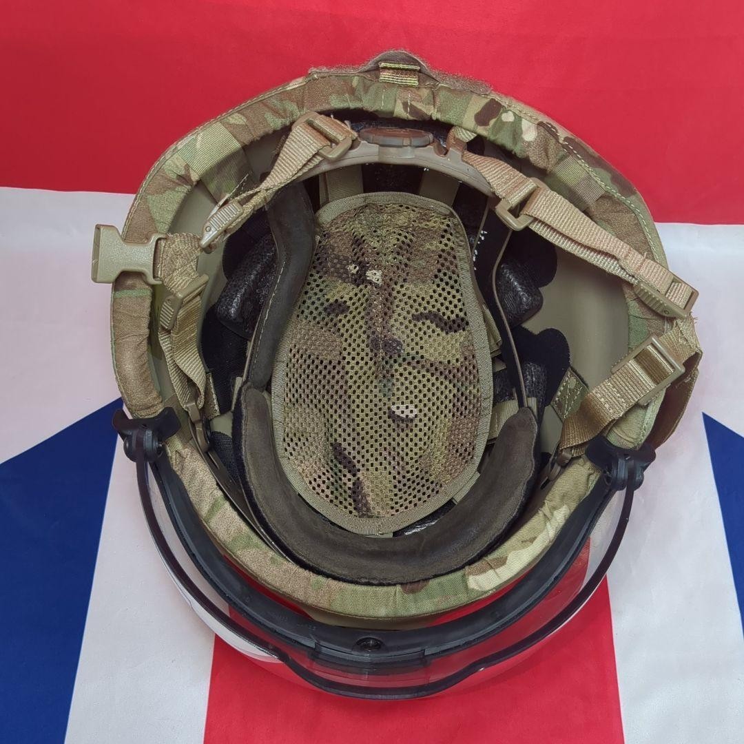 British Army Virtus Revision Helmet & Visor Size L New Special