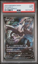 Pokemon Lugia V 186/195 SWSH12 Silver Tempest Alt Full Art Holo 2022 PSA 9 Mint