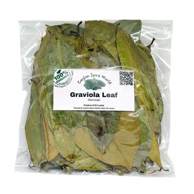 Bio getrocknete Soursop Blätter - Graviola Guanabana Guyabano Blatt Kräutertee