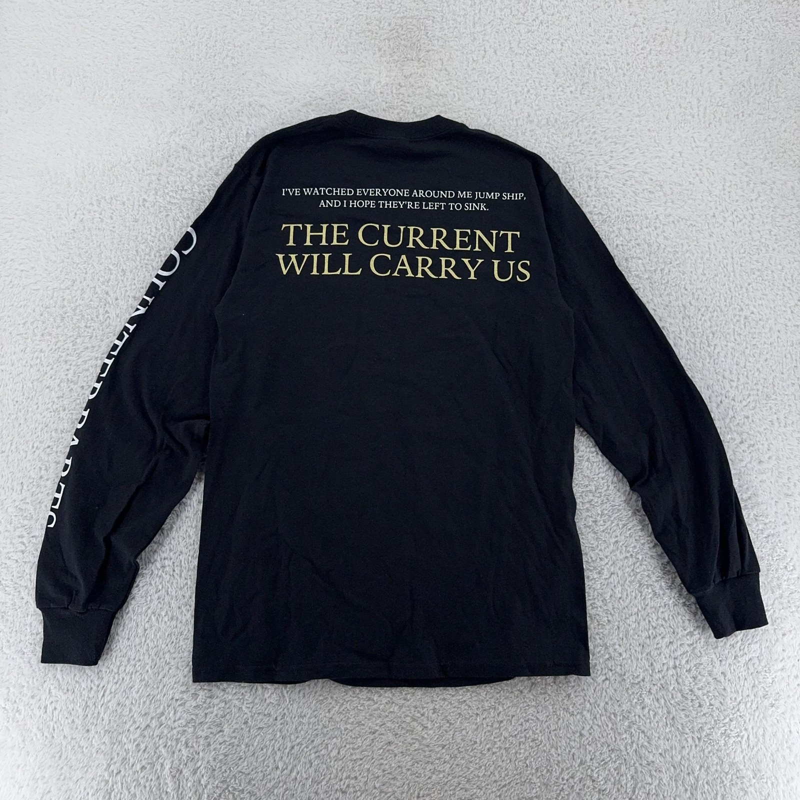 Counterparts The Current Will Carry Us Away T-Shirt S Long Sleeve Punk Band Tee