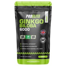 Ginkgo Biloba 6000mg Tablets Ginkgo VEGAN Blood Circulation Mind Memory