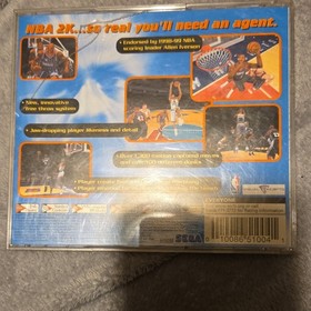 SEGA NBA 2K Multiplayer Sega Dreamcast Sports Manual Included E-Everyone 1999