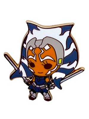 Disney Fantasy Star Wars Fan Made  Chibi  Style Pin Ashoka Tano