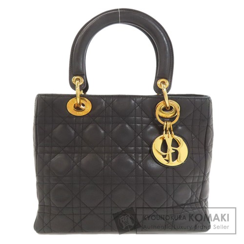 Christian Dior Lady Dior Handbag Calf Ladies Used