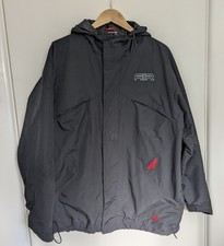 Nike Air Vintage Y2K Silver Tag Black Windbreaker  Men's Large Jacket Swoosh