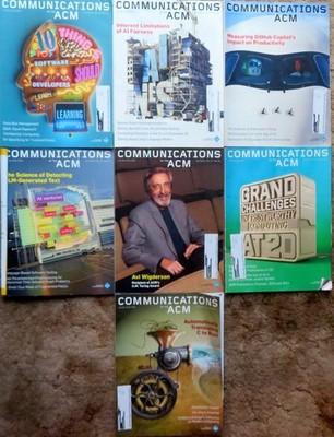 COMMUNICATIONS OF THE ACM Magazine - Seven (7) Issues from 2024