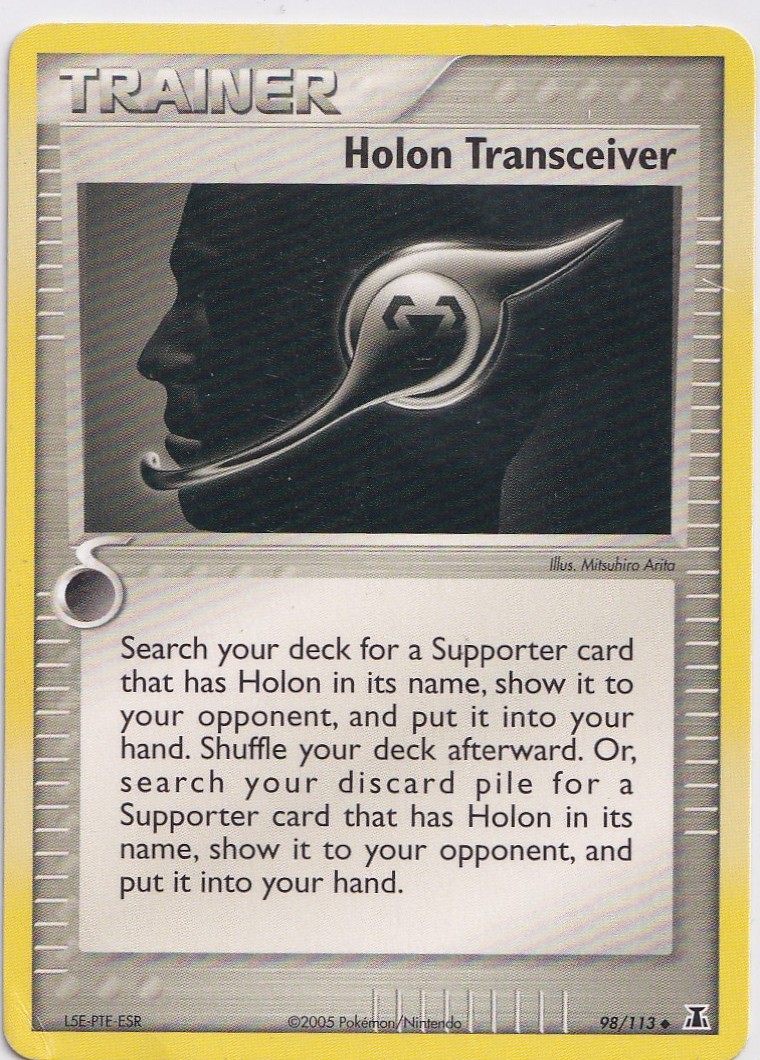 Pokémon Holon Transceiver 98/113 EX Delta Species Regular Trainer English 2005
