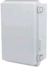 Waterproof Electrical Junction Box IP67 ABS Plastic Enclosure with Hinged Cov...