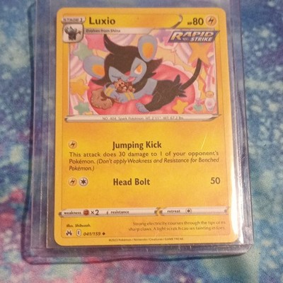 The Pokémon Company Luxio Rapid Strike Uncommon Crown Zenith 041/159