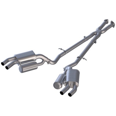 MBRP S4704304 Stainless Cat Back Exhaust System Kit for 18-21 Stinger GT 3.3L V6