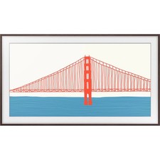 Samsung 55-inch The Frame Customizable Bezel - Modern Brown VG-SCFA55BWBZA - Ope