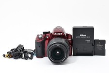 Nikon D3200 Lens Kit Red Digital SLR Camera B62